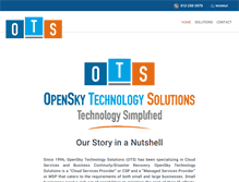 Tablet Screenshot of openskytech.com